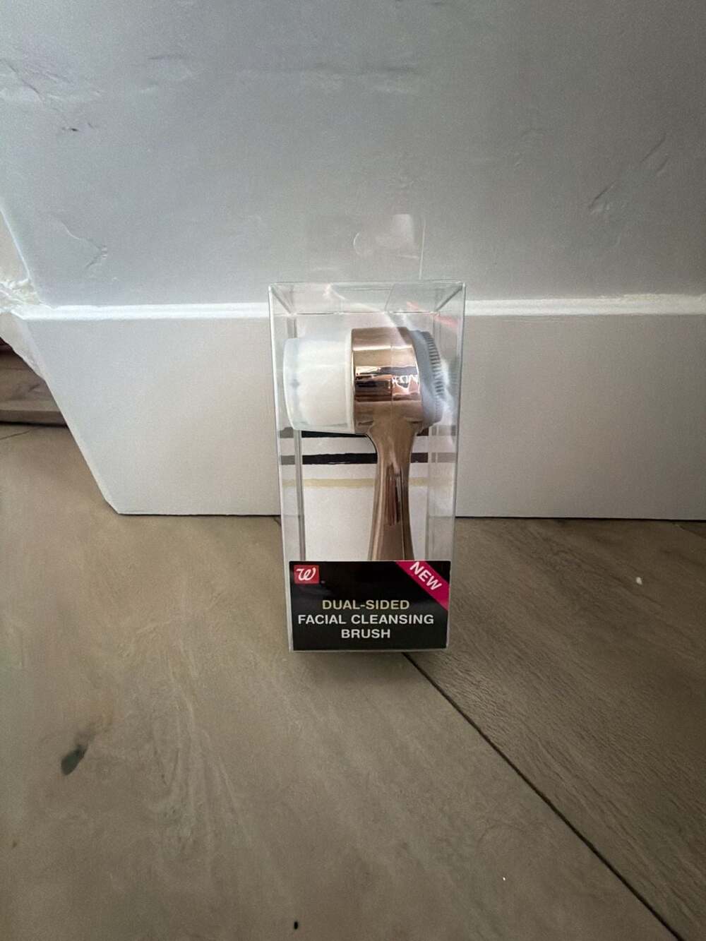 Walgreens Dual-Sided Facial Cleansing‎ Brush Rose Gold